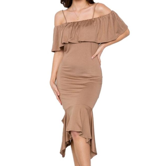 Momani Boutique Dresses & Skirts - Beautiful Cami Flounce Cut Out Dress